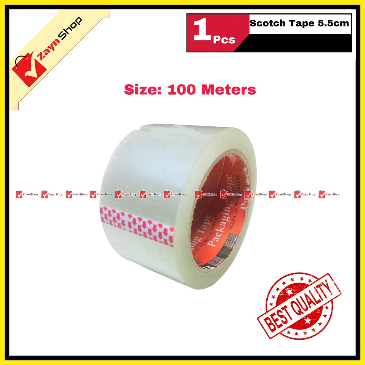Scotch Tape 5.5 cm 100 Meters ( Transparent )