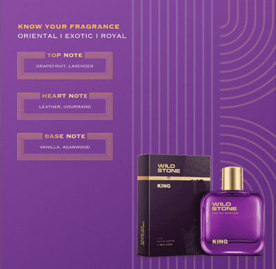 Wild Stone King Perfume for Men  Eau De Parfum 100ml Luxury Long-Lasting Fragrance Premium Perfume for men Infused with Woody & Oriental Notes_img_2