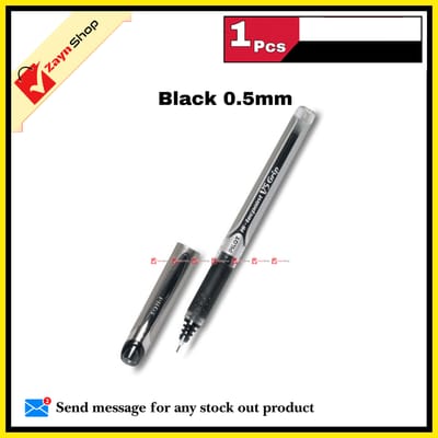 Pilot V5 Grip 0.5mm Hi Tec Point Black ink 1 Pcs_img_0