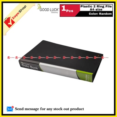 Good Luck 2 Ring File A4 Size 1 Pcs Random Color_img_1