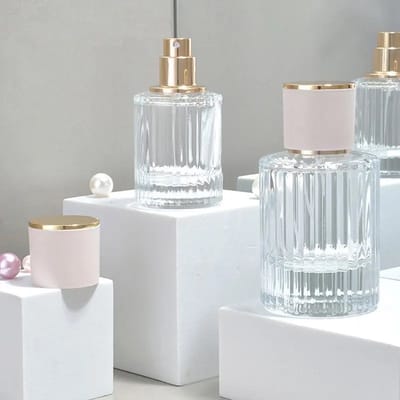 Empty Perfume Atomizer Refillable Transparent Round Shape Glass Spray 30ml Bottle 1 pcs_img_1
