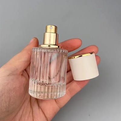 Empty Perfume Atomizer Refillable Transparent Round Shape Glass Spray 30ml Bottle 1 pcs_img_3