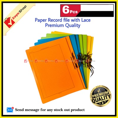 Paper Record file with Lace Premium Quality pack of 6 pcs_img_1