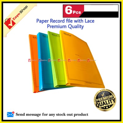 Paper Record file with Lace Premium Quality pack of 6 pcs_img_3