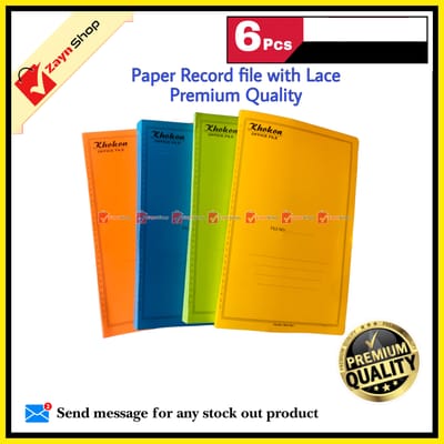 Paper Record file with Lace Premium Quality pack of 6 pcs_img_4
