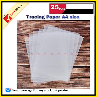 Tracing Paper white A4 Size 25 Sheets_img_1