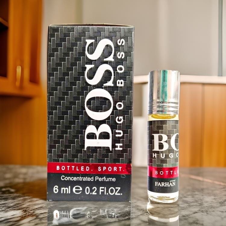 HUGO BOSS by (AL Farhan) Roll on Attar Concentrated Perfume Oil Long Lasting Roll On Fragrance - 6ml