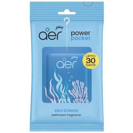 Godrej Aer Power Pocket Bathroom freshener Sea Breeze