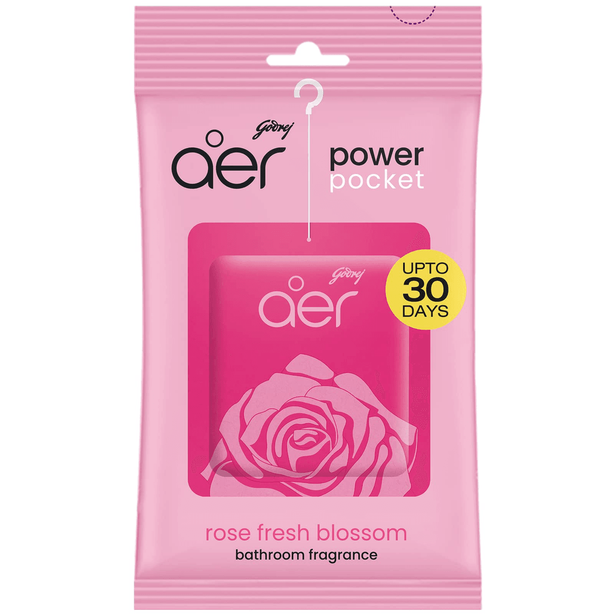 Godrej Aer Power Pocket Bathroom freshener Rose