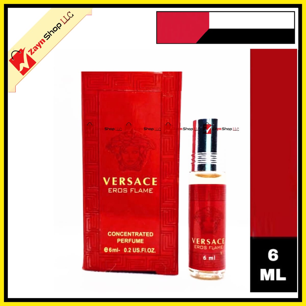Versace Eros Flame by Al Farhan Concentrated Perfume Oil attar Non-alcoholic Fragrance - 6ml