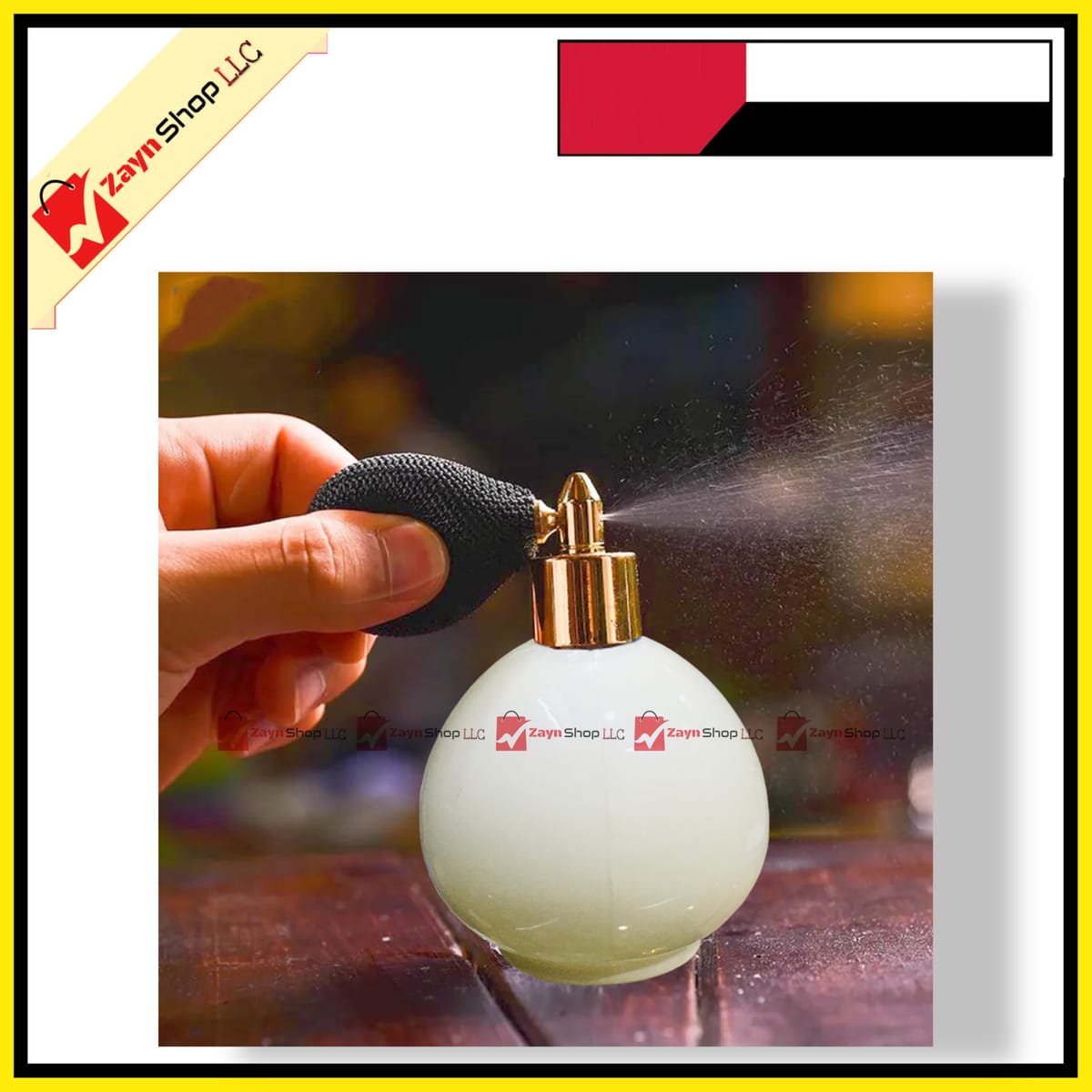 Vintage Atomizer empty perfume Spray Refillable glass Bottle 30ml pumpkin shape 1 pcs