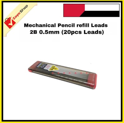 Pencil Refill For Mechanical Pencil Lead 2B 0.5mm (1 Box 18pcs))_img_1