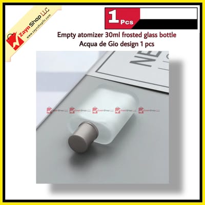 Empty atomizer 30ml frosted glass bottle Acqua de Gio design 1 pcs_img_3